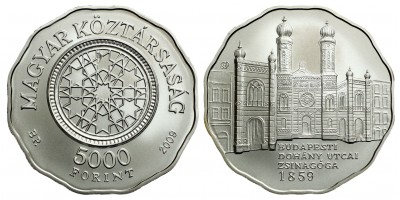 5000 forint a Dohány utcai Zsinagóga 2009 BU