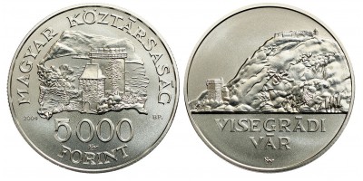 5000 Forint Visegrádi Vár 2004 BU