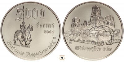 5000 forint Diósgyőri vár 2005 BU