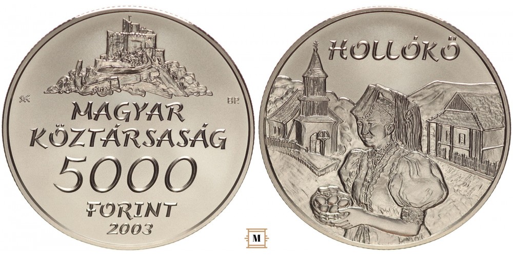 5000 forint Hollókő 2003 BU