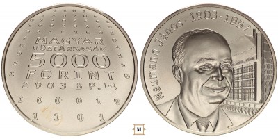 5000 forint Neumann János 2003 BU