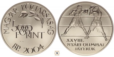  5000 forint Olimpia 2004 BU