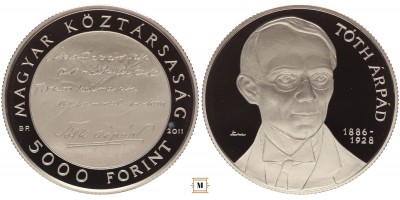 5000 forint Tóth Árpád 2011 PP