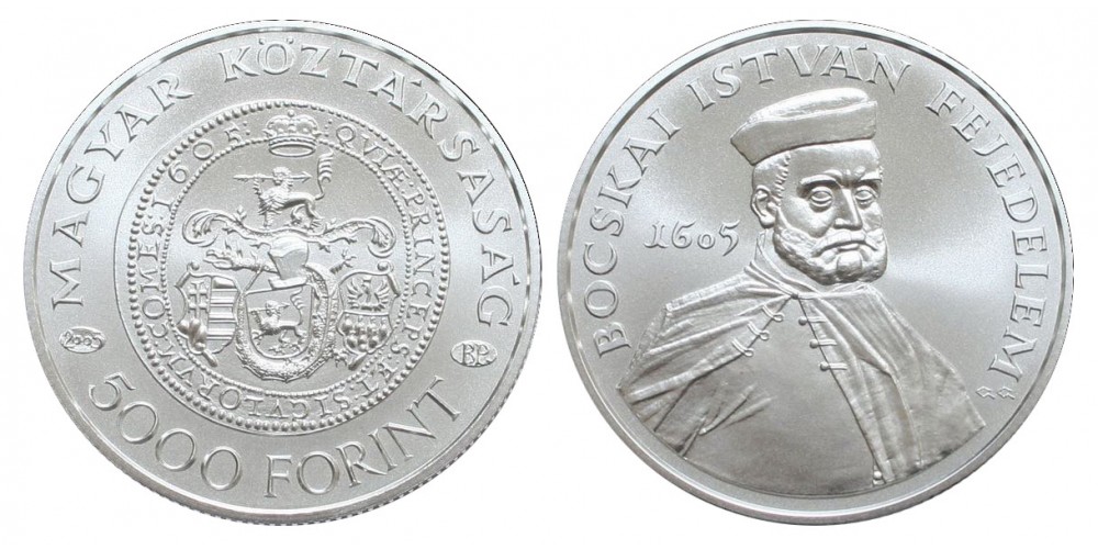5000 forint Bocskai István 2005 BU
