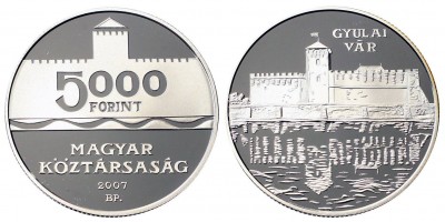 5000 forint a Gyulai vár 2007 PP