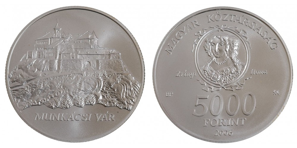 5000 forint Munkácsi Vár 2006 BU