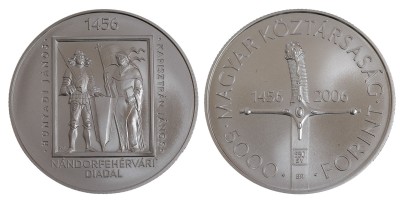 5000 forint Nándorfehérvári diadal 2006 BU