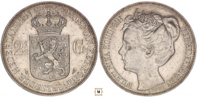 Hollandia 2 1/2 gulden 1898