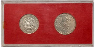 50-100 forint Szent István 1972 BP Piros MNB tokban