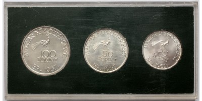 25-50-100 forint Kodály 1967 BP Zöld MNB tokban