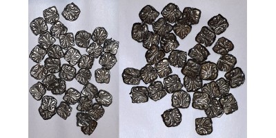 Judaika ezüst tálit dísz atara töredék 1900 körül