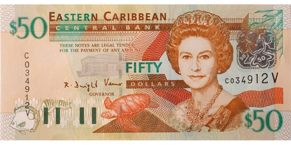 Kelet-Karibi Államok 50 dollár (2003) V