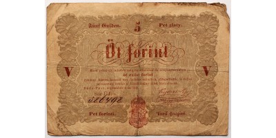5 forint 1848 Barna