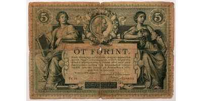 5 forint 1881