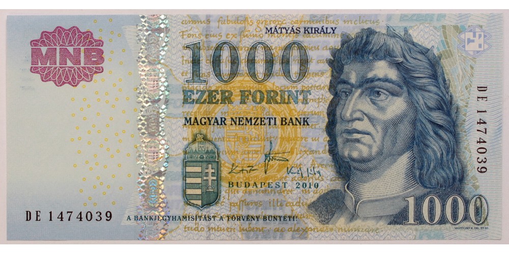 1000 Forint 2010 DE