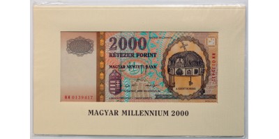 2000 Forint 2000 MM 3db sorszámkövető