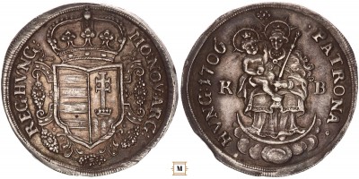 II. Rákóczi Ferenc 1/2 tallér 1706 KB
