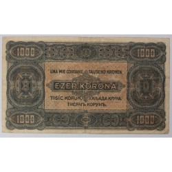 1000 Korona 1923 Magyar Pénzjegynyomda Rt.