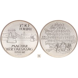 750 Forint Budapest egyesítése 1998