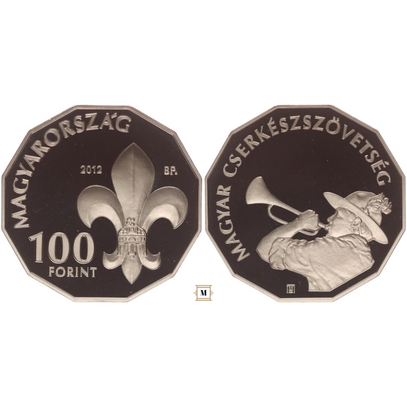 100 forint Magyar Cserkészszövetség 2012 BP