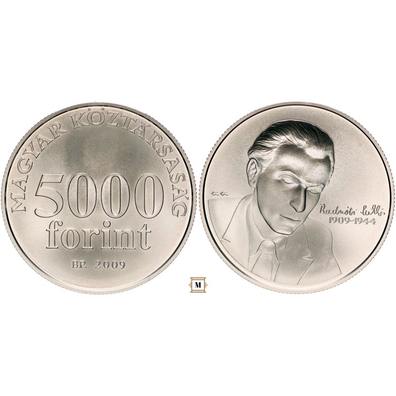 5000 forint Radnóti Miklós 2009 BP