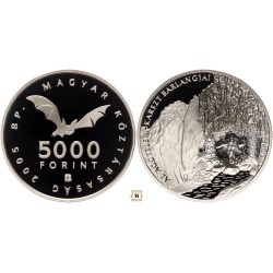 5000 forint „Az Aggteleki-karszt barlangjai” 2005 BP