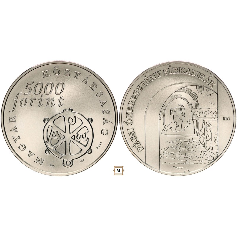 5000 forint Pécsi ókeresztény sírkamrák 2004 BP