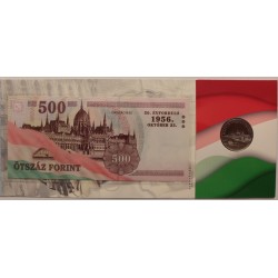 50 és 500 Ft 2006 - 1956 első napi veret + bankjegy