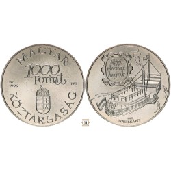 1000 forint Régi dunai hajók 1995 BP