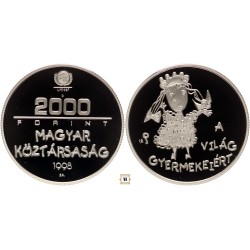 2000 forint A világ gyermekeiért 1998 BP