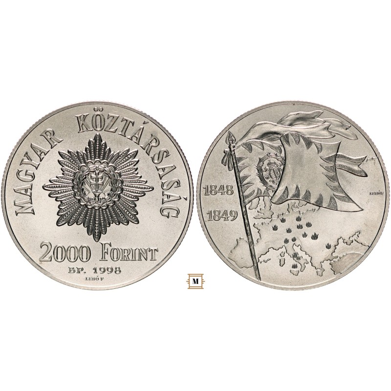 2000 forint Az 1848 évi forradalom 1998 BP