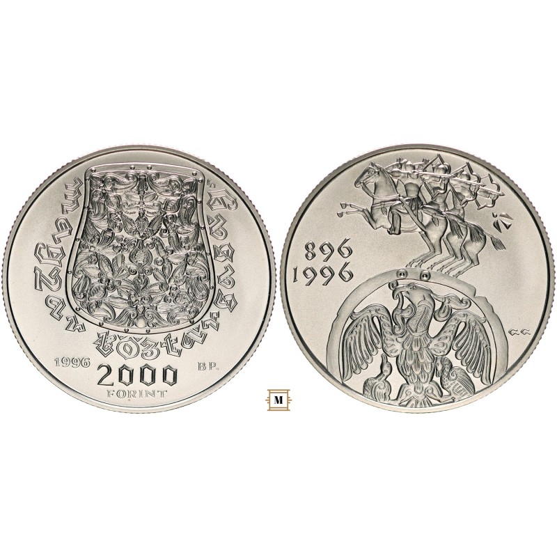 2000 forint Honfoglalás 1996 BP