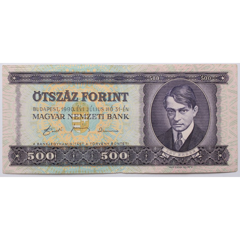 500 forint 1990 E sorozat