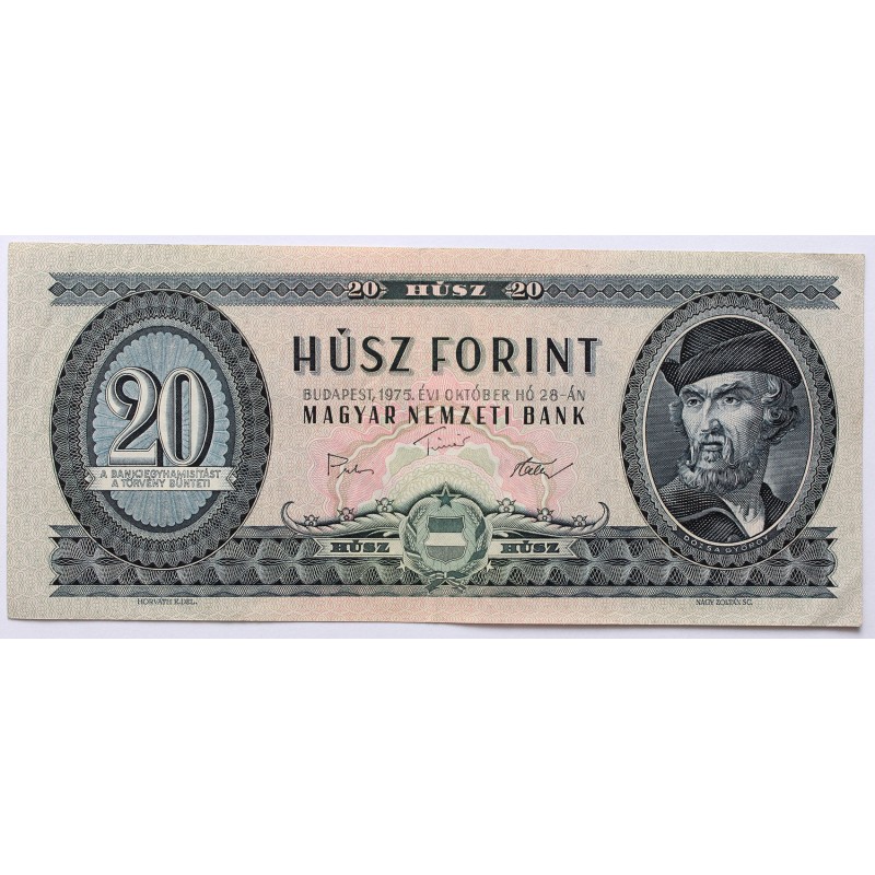 20 forint 1975 C sorozat