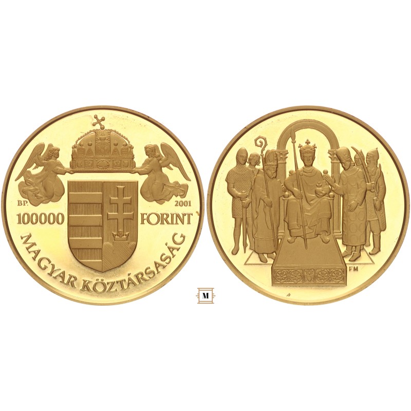 100 000 forint Szent István 2001 BP