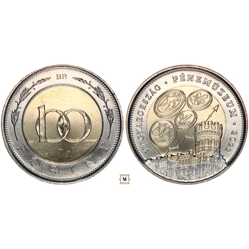 100 forint Pénzmúzeum 2022 BP