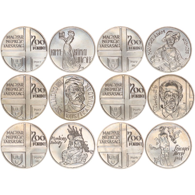 200 forint Festő sor 1976-1977