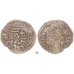 II.Ulászló 1490-1516 Denár  1510 ÉH 646, Korabeli hamis/!/