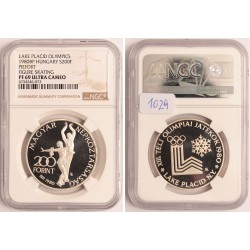 200 forint Lake Placid 1980 BP PIEFORT NGC PF69