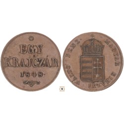 Szabadságharc 1 krajcár 1848 vjn.