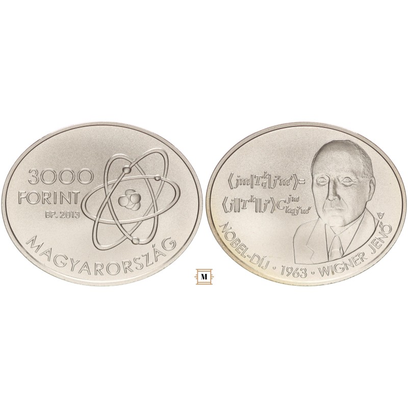 3000 forint Wigner Jenő 2013 BP