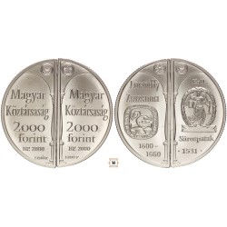 2x2000 forint Lórántffy Zsuzsanna 2000 BP