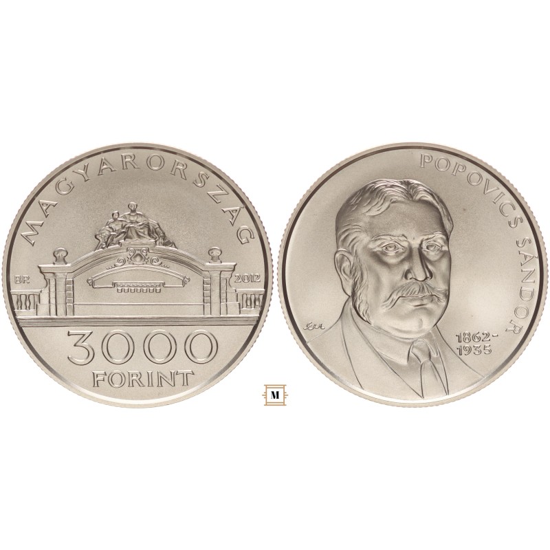 3000 Forint Popovics Sándor 2012 Bp.