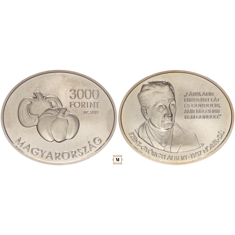 3000 Forint Szent-Györgyi Albert 2012 Bp.