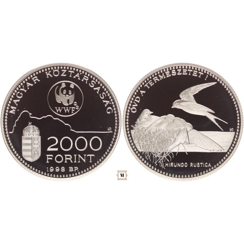 2000 Forint Óvd a természetet 1998 Bp.