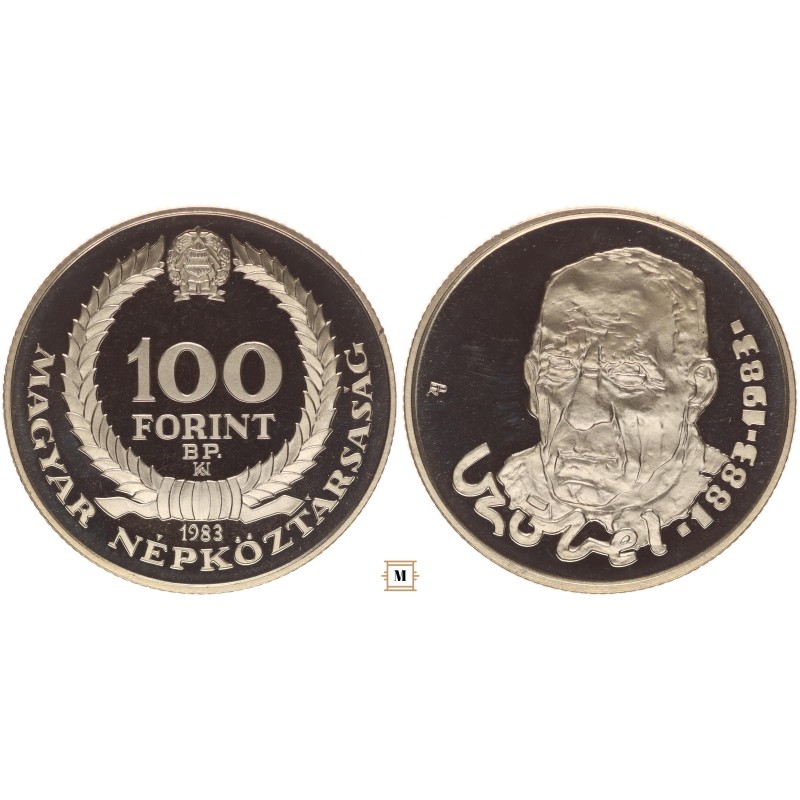 100 Forint Czóbel Béla 1983 Bp