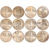 6x200 forint Festők sor 1976-77 BP