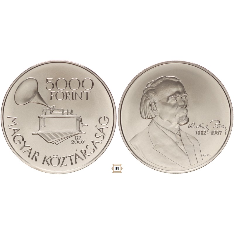 5000 forint Kodály Zoltán 2007 BP