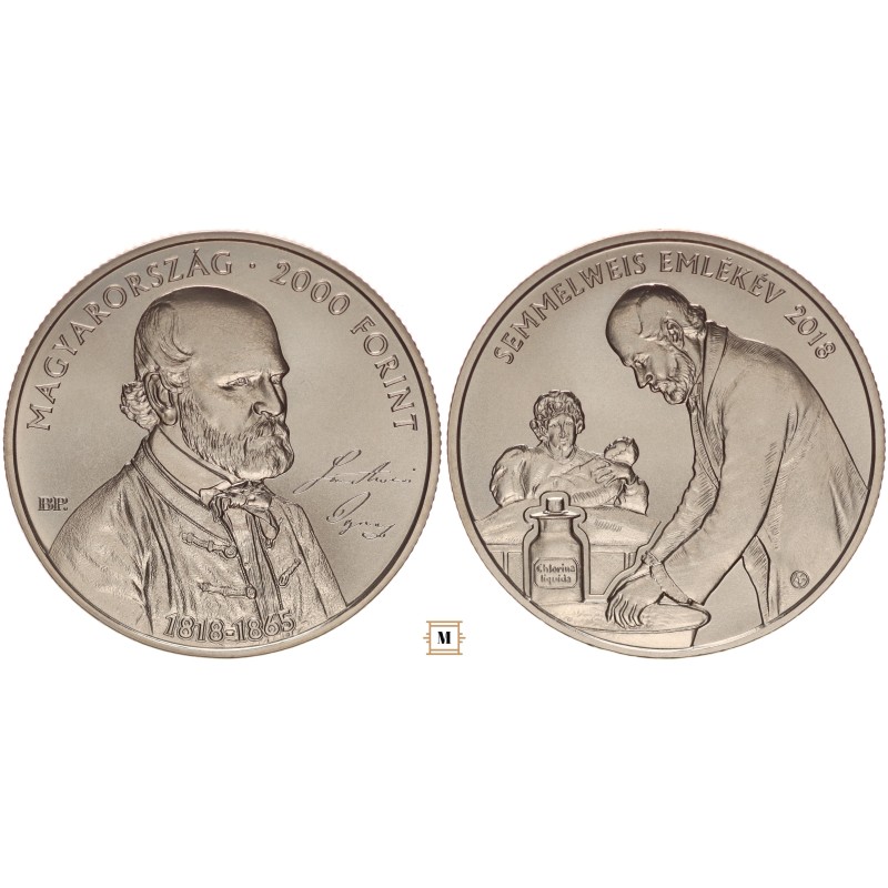 2000 forint Semmelweis Ignác 2018 BP