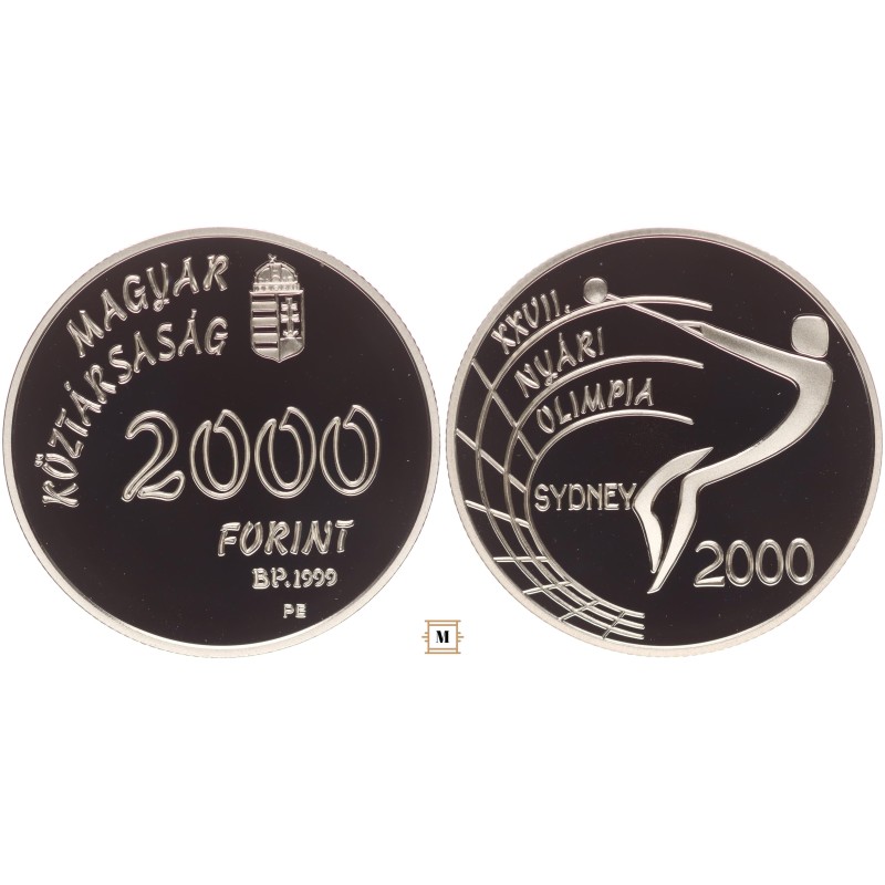 2000 forint XXVII. Nyári Olimpia - Sydney 1999 BP